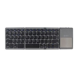 Teclado inalámbrico plegable TEROS TE-4075S, BT 3.0, gris