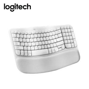Teclado Logitech Ergo Wave Inalámbrico Bolt/ BT/ SP Blanco