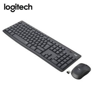 Teclado Logitech + Mouse MK295 Inalámbrico USB Negro