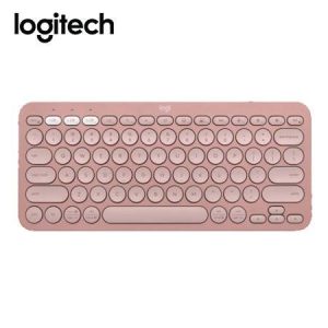 Teclado Logitech Pebble 2 K380S Bluetooth/Inalámbrico SP Rosa