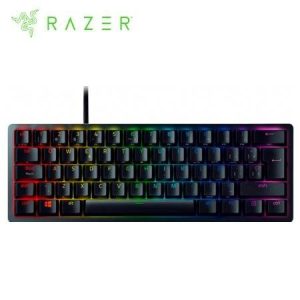 Teclado Razer Huntsman Mini Opto Mechanical USB-C Switch Morado 100M SP Chroma Negro