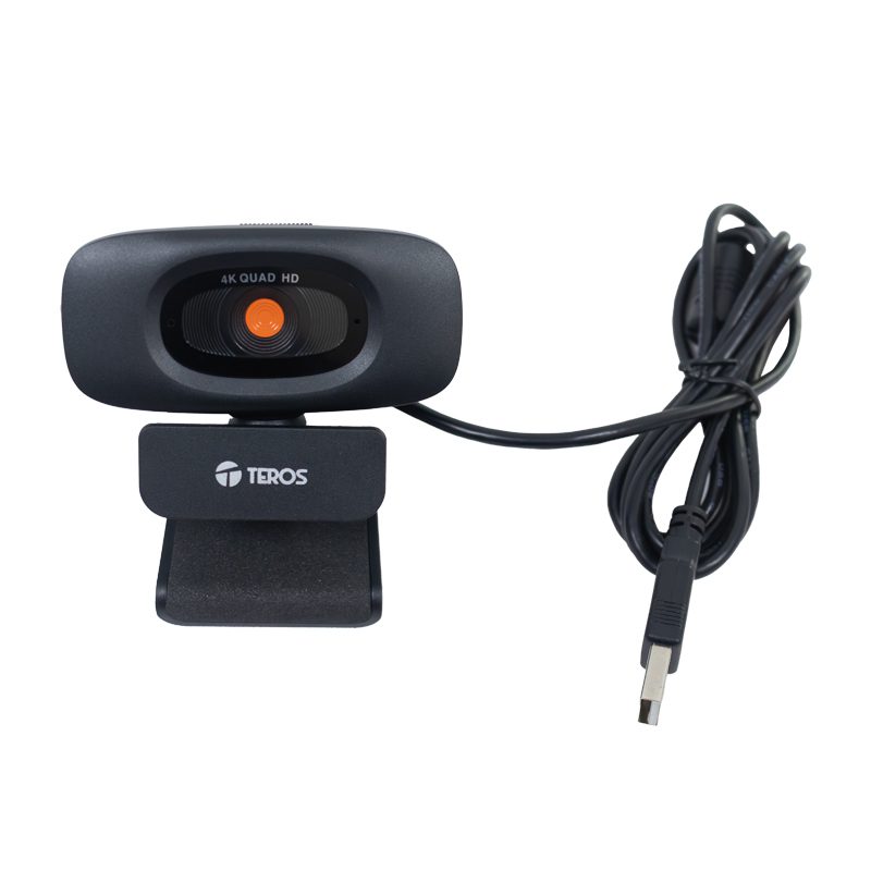 Webcam TEROS TE-9073N, 4K, micrófono incorporado, USB 2.0